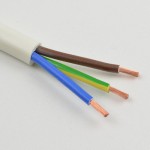 Kábel 1,5mm H05VV-F 3G biely