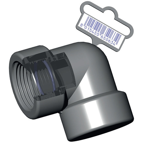 L-kus 1/2" vnz/vnz s OR krúžkom