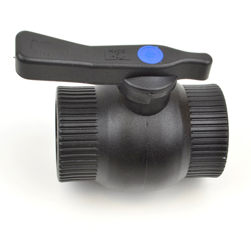 Ventil guľový 5/4" - PP/nikel mosadz