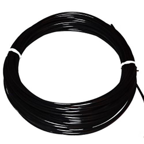 Hadička 6mm x 0,5mm čierna 1/4"