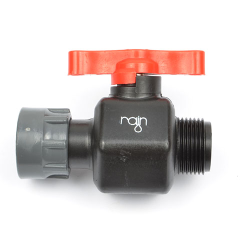 Ventil guľový 1" PN10 - PP/nikel mosadz